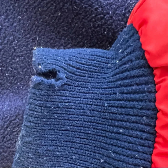 Vintage Patagonia men’s red nylon fleece lined jacket size small - Picture 3 of 6